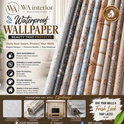3D Wallpaper - PVC Wallpaper - Customized Wallpaper - Room Wallpaper