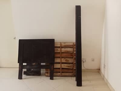 single wooden bed 1 year old