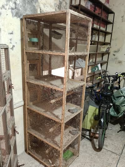 wooden cage