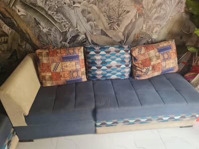 L-Shape Sofa Set for Sale – Gulshan-e-Iqbal Block 2