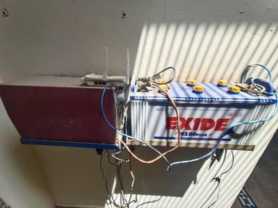 Want to sell 1000 watt UPS with battery. 2 day check warranty