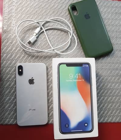 IPHONE X WITH BOX (PTA APPROVED)