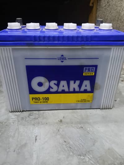 Osaka battery pro-100 12 volt 11 plates per cell