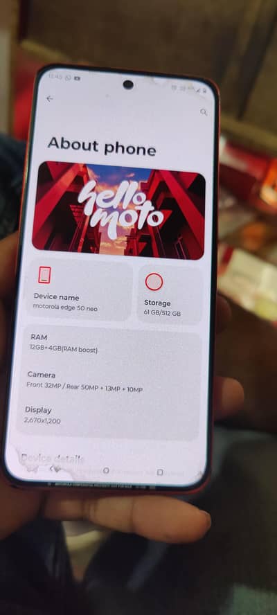 Motorola Edge 50 Neo PTA Approved