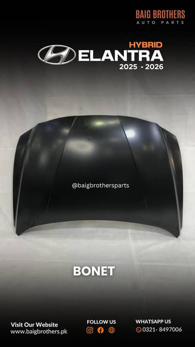Kia Sportage Hev Stonic Haval H6 Hybrid Bonet Hinges Namda Lock Logo