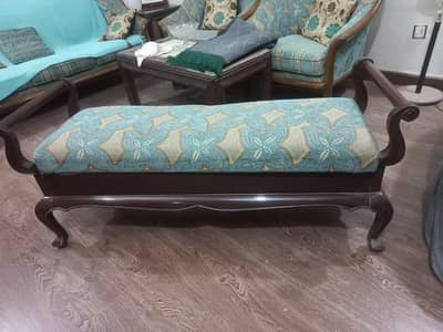 Shesham Wooden three seater Sethi