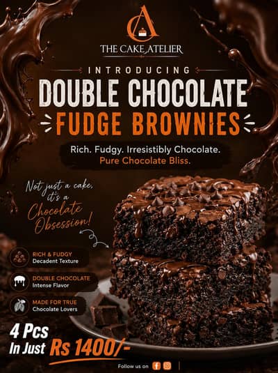 Double Chocolate Fudge Brownie Bites 