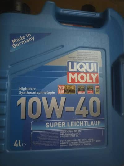 LIQUI MOLY 4L oil for Sale