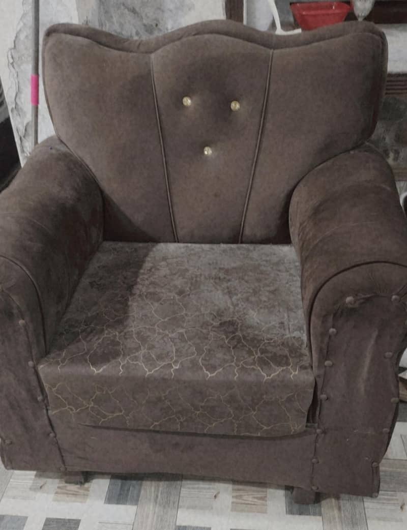 Brown Sofa Set 1