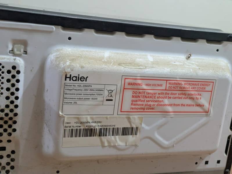 haier microwave 3