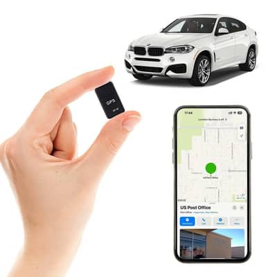 Mini GPS Tracker Black Portable For Car and Pet