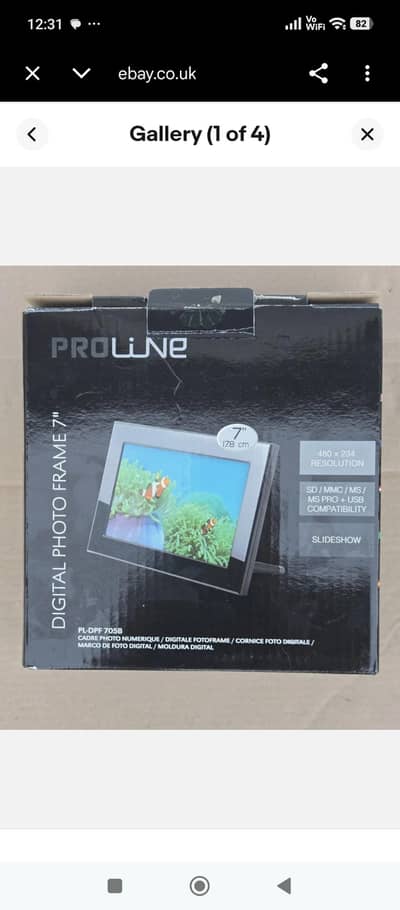 The Proline PL-DPF705B 7-inch Digital Photo Frame