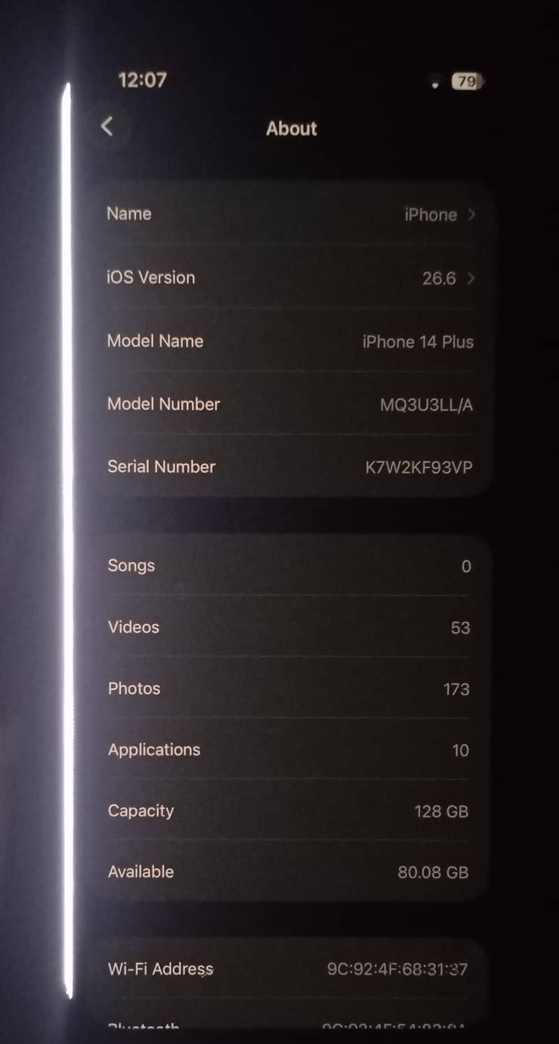 Apple iPhone 14 plus 8