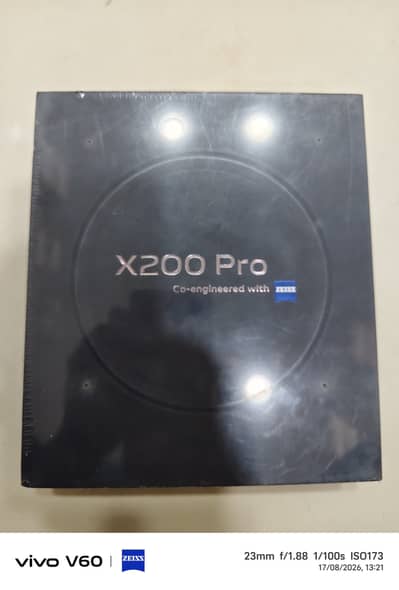 Vivo x200 pro 16gb 512gb pin pack new