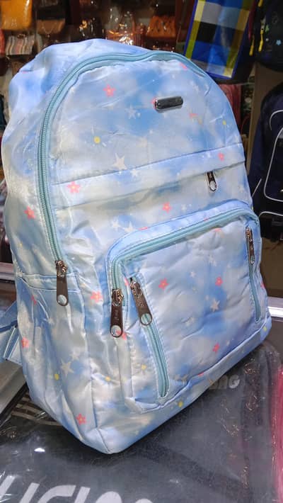  Waterproof Kids School Backpack – Blue | Multi-Pocket