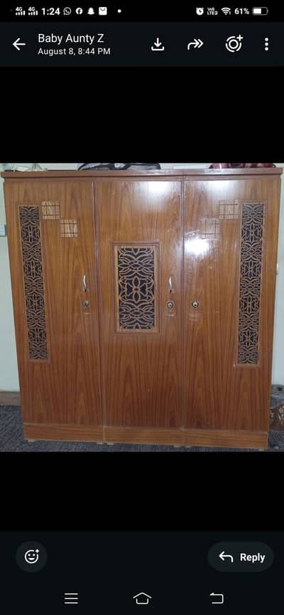 Akhrot wood 3 door