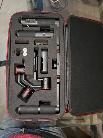 Feiyu a2000 Gimbal with Dual Grip Handle Kit for DSLR