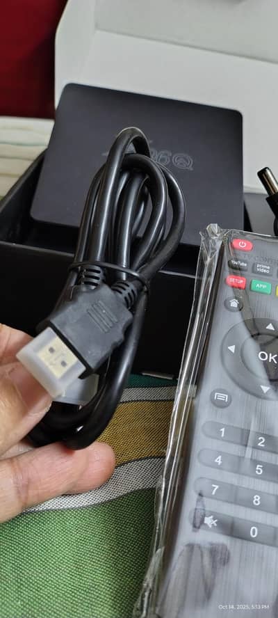 Android TV Box 12/128, Latest Android Version, All Accessories Avlble