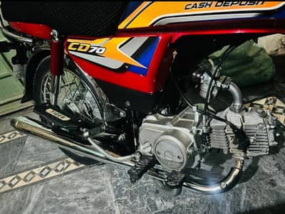 Honda CD 70 condition very Good . 2024/2025