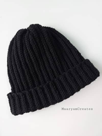 Customized Crochet Beanie (adult and kids size)