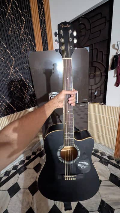 Fender Acoustic Guitar – Black | With Guitar Bag