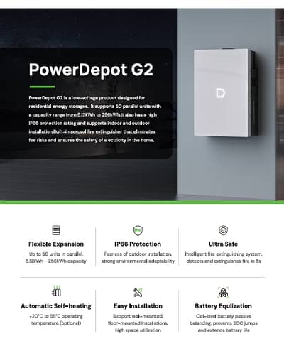 # Dyness PowerDepot G2 Solar Battery – High-Capacity Energy Storage S