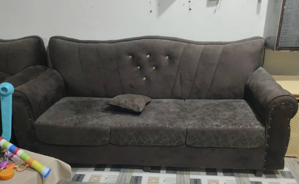 Brown Sofa Set 2
