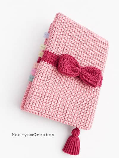 Crochet Book Cover