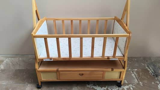 Wooden cot