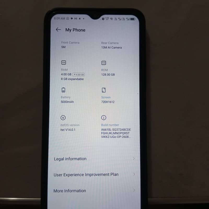 Itel A90 3