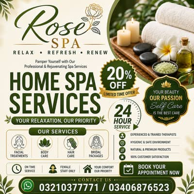Spa,Services- Spa Center & Saloon - Spa Therapy Available