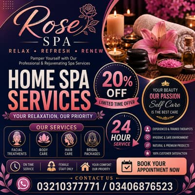 Spa,Services- Spa Center & Saloon - Spa Therapy Available
