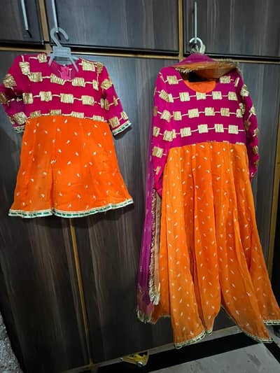 Mehndi Dress(Mother & Daughter Combo)