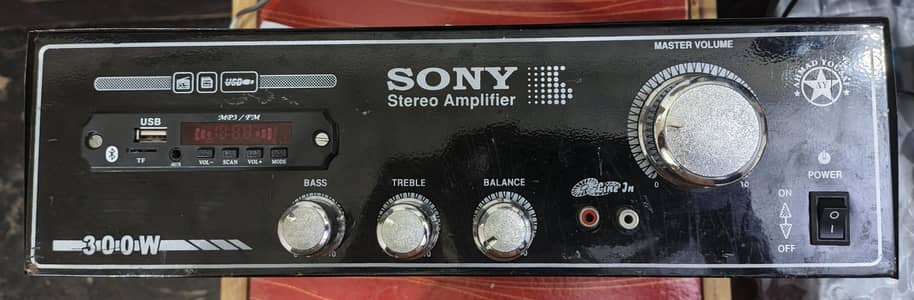 400 Watt amplifier stereo system