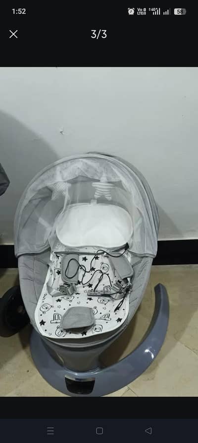 Kidilo Electric Baby Rocker with Remote and Music