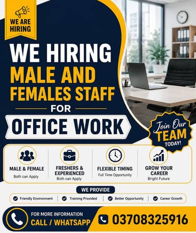 MALE AND FEMALE STAFF