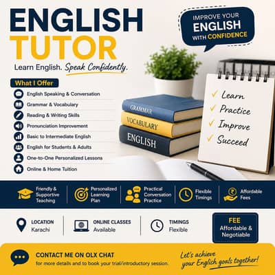 English Tutor – Improve Your English with Confidence