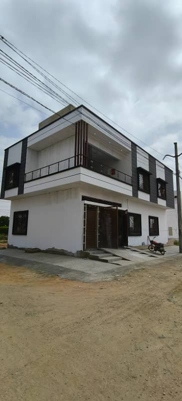 135 Sq Yard G+1 House For Sale on 40 ft road both sides in Saadi Garden