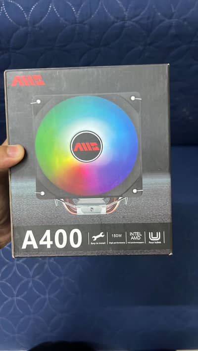 AMS A400 4 pipe Cpu cooler Rgb