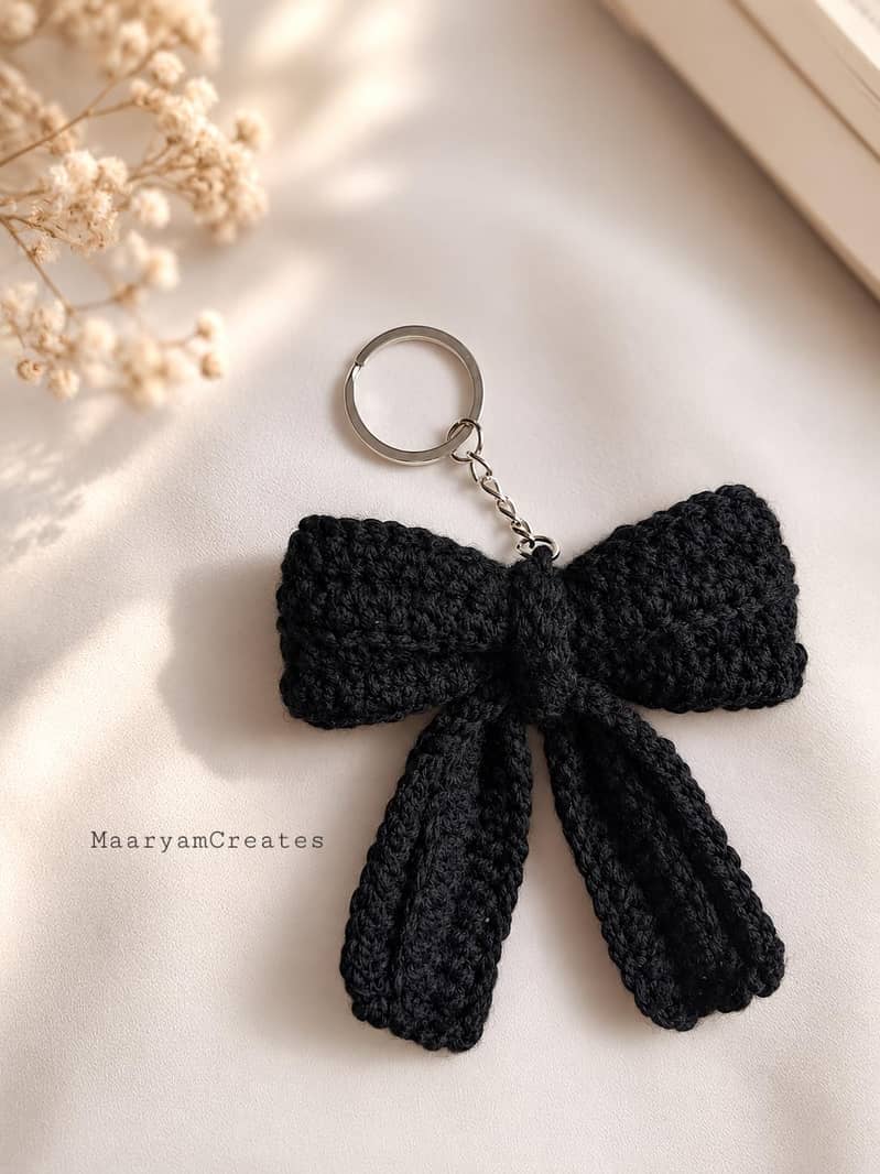 Customized Crochet Keychains 1