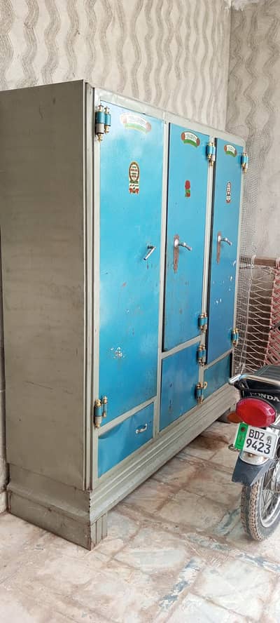 lohe ki almari, iron wardrob 3door