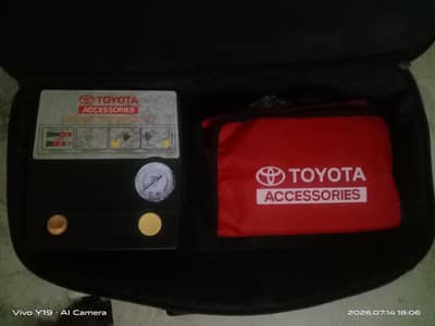 Toyota Tire Inflator with Emergency Medical kit