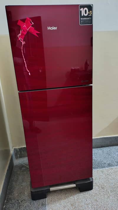 Haier Refrigerator HRF-246EPR-01-HR/DC/216L/EP/RED – Like New