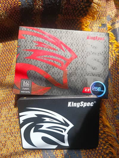 256 GB ssd Kingspec breand new only 2  hours used