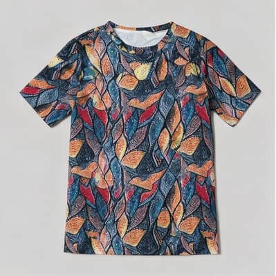 Stylisg leaf pattern soft & comfortable casual  wear