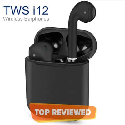 i12 TWS Wireless Earbuds | Bluetooth Earphones with Charging Case