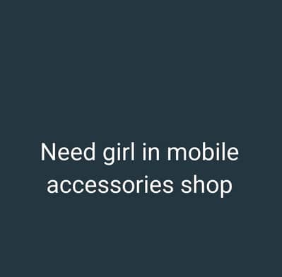 Mobile acceseries sale girl