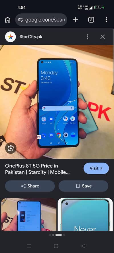 One Plus 8T Fresh Look New