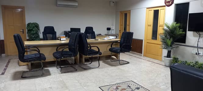 Fully Furnished Office Available For Rent Best For Multinational Campines Etc