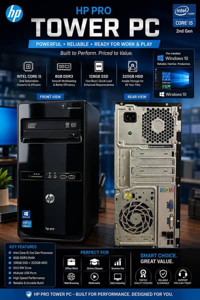 HP Pro Series Tower PC - i5